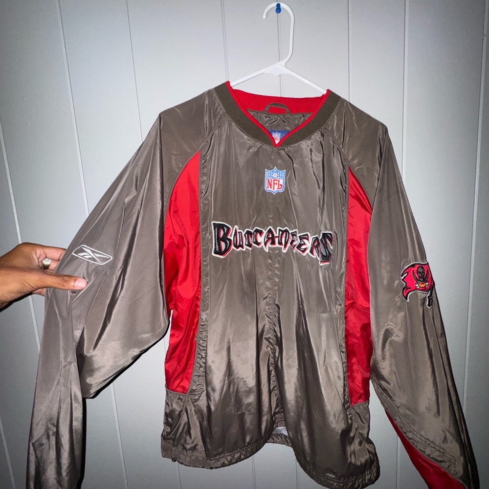 VINTAGE NFL REEBOK TAMPA BAY BUCCANEERS PULLOVER TEAM SWEATSHIRT